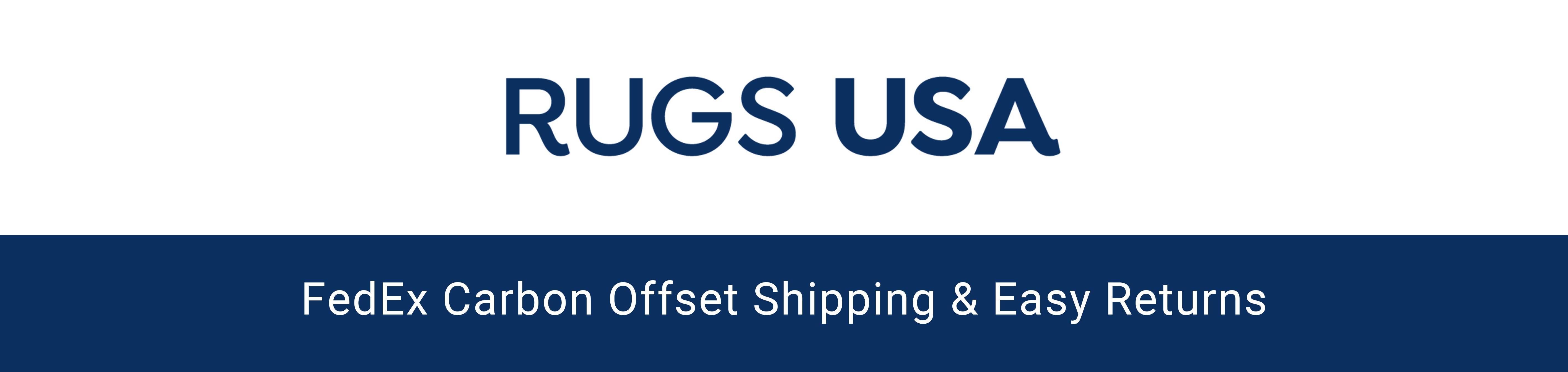 Rugs USA | FedEx Carbon Offset Shipping & Easy Returns